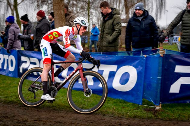 Kay De Bruyckere PAUWELS SAUZEN ALTEZ INDUSTRIEBOUW CT during the XÂ²O Badkamers Trofee 2025 men U23 in LOENHOUT, Belgium on 29 december 2025, photo by Marcel van Dorst EYE4images DeFodi Images
