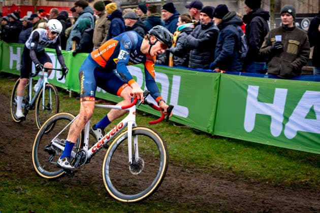 KryÅ¡tof BaÅ¾ant CYKLOSTAR PIRELLI during the X²O Badkamers Trofee 2025 men U23 in LOENHOUT, Belgium on 29 december 2025, photo by Marcel van Dorst EYE4images DeFodi Images
