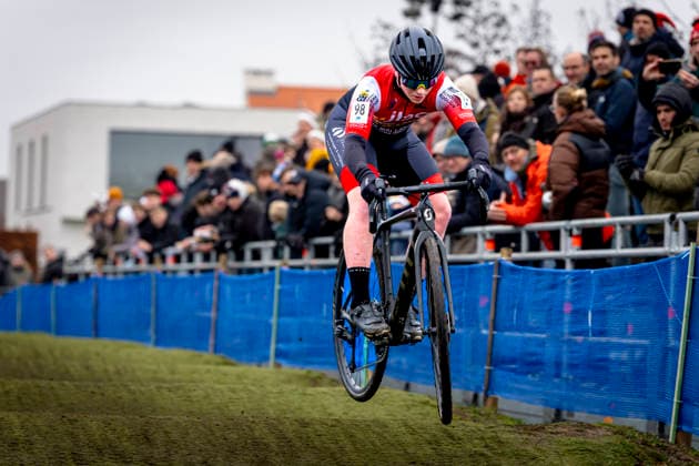 Warre Smets SPORT EN STEUN LEOPOLDSBURG during the X²O Badkamers Trofee 2025 men U23 in LOENHOUT, Belgium on 29 december 2025, photo by Marcel van Dorst EYE4images DeFodi Images
