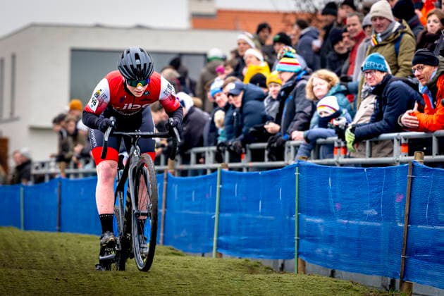 Warre Smets SPORT EN STEUN LEOPOLDSBURG during the X²O Badkamers Trofee 2025 men U23 in LOENHOUT, Belgium on 29 december 2025, photo by Marcel van Dorst EYE4images DeFodi Images