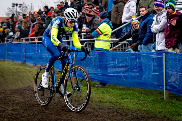 Alexis David AMICAL CYCLISTE BISONTINE during the X²O Badkamers Trofee 2025 men U23 in LOENHOUT, Belgium on 29 december 2025, photo by Marcel van Dorst EYE4images DeFodi Images