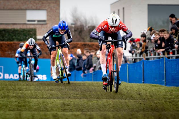 Fabian Maes CYCLIS VAN DEN PLAS CYCLING TEAM during the XÂ²O Badkamers Trofee 2025 men U23 in LOENHOUT, Belgium on 29 december 2025, photo by Marcel van Dorst EYE4images DeFodi Images