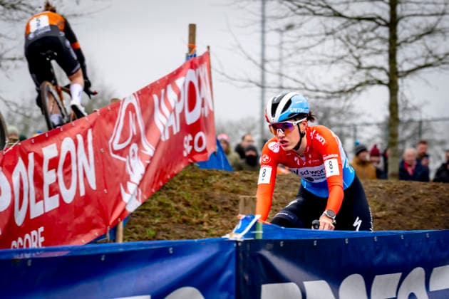 Marie Schreiber TEAM SD WORX PROTIME during the XÂ²O Badkamers Trofee 2025 WOMEN in LOENHOUT, Belgium on 29 december 2025, photo by Marcel van Dorst EYE4images DeFodi Images