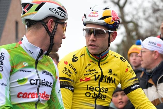 Belgian Wout van Aert pictured at the men s elite race of the Azencross, the fifth stage in the DVV Trofee (out of eight), Monday 29 December 2025, in Loenhout. DAVIDxPINTENS  x152123301x
