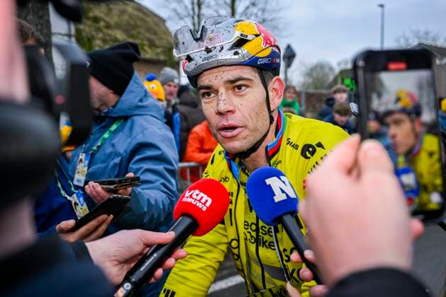 X2O Badkamers Trofee 2025-2026 Loenhout LOENHOUT, BELGIUM - DECEMBER 29 : Van Aert Wout (BEL) of Visma Lease A Bike during an interview after the race during the 5th leg of the Azencross X2O Badkamers Trofee 2025-2026 a cyclocross race for Men Elite on December 29, 2025 in Loenhout, Belgium, 29 12 2025 ( Loenhout Belgium  Copyright: xNicoxVereeckenx
