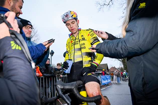 X2O Badkamers Trofee 2025-2026 Loenhout LOENHOUT, BELGIUM - DECEMBER 29 : Van Aert Wout (BEL) of Visma Lease A Bike during an interview after the race during the 5th leg of the Azencross X2O Badkamers Trofee 2025-2026 a cyclocross race for Men Elite on December 29, 2025 in Loenhout, Belgium, 29 12 2025 ( Loenhout Belgium  Copyright: xNicoxVereeckenx