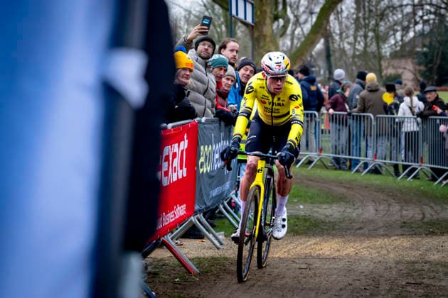 Wout van Aert TEAM VISMA LEASE A BIKE during the X²O Badkamers Trofee 2025 in LOENHOUT, Belgium on 29 december 2025, photo by Marcel van Dorst EYE4images DeFodi Images
