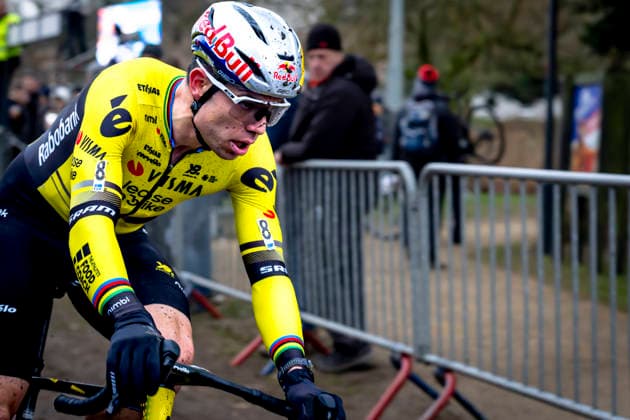 Wout van Aert TEAM VISMA LEASE A BIKE during the X²O Badkamers Trofee 2025 in LOENHOUT, Belgium on 29 december 2025, photo by Marcel van Dorst EYE4images DeFodi Images