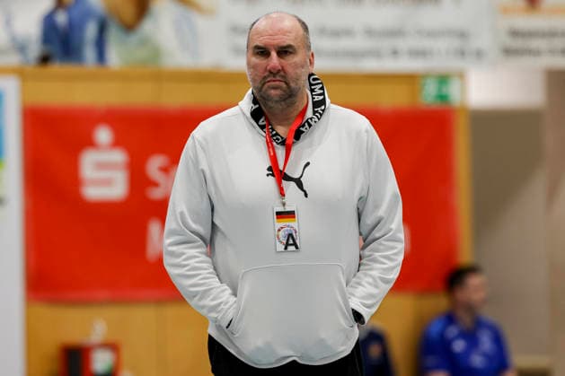 National coach Erik Wudtke Germany looks on, Merzig Cup Final, Germany vs Iceland, Thiels Park Sporthalle on December 29, 2025 in Merzig, Germany Photo by Marco Steinbrenner DeFodi Images National coach Erik Wudtke Germany looks on, Merzig Cup Final, Germany vs Iceland, Thiels Park Sporthalle, December 29, 2025 in Merzig, Germany Photo by Marco Steinbrenner DeFodi Images
