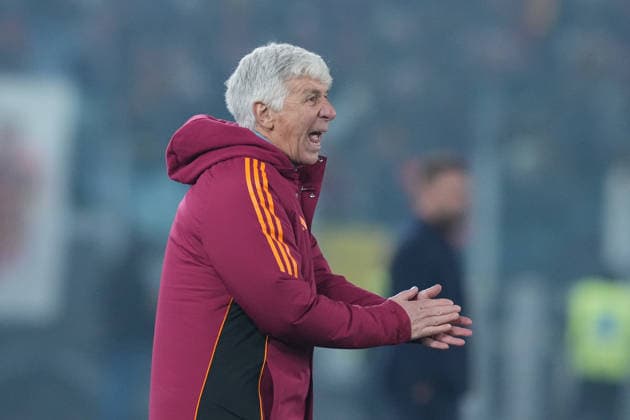 Roma™s head coach Gian Piero Gasperini during the Serie A EniLive soccer match between Roma and Genoa at the Rome s Olympic stadium, Italy - Monday December 29, 2025 - Soccer ( Photo by Alfredo Falcone LaPresse )  Copyright: xAlfredoxFalcone LaPressex