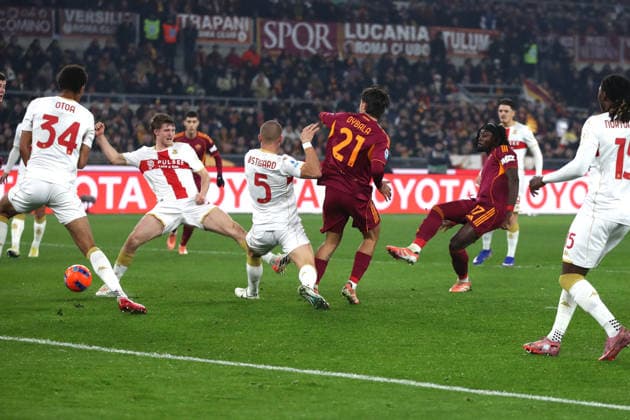 29.12.2025 Roma vs Genoa (Serie A) Calcio; 17Â° Giornata& xD;Nella foto: Manu Kone gol& xD;(Foto Gino Mancini)  Copyright: xGinoxMancini IPAxSportx xipa-agency.netx xx IPA_69552101 IPA_Agency_IPA69552101