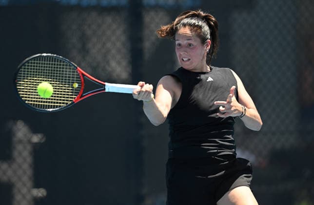 BRISBANE INTERNATIONAL 2026 PREVIEW, Daria Kasatkina of Australia in action during a training session ahead of the Brisbane International 2026 at Pat Rafter Arena in Brisbane, Queensland, Tuesday, December 30, 2025. ( NO ARCHIVING Brisbane Queensland Australia  Copyright: xDarrenxEnglandx 20251230129570937092