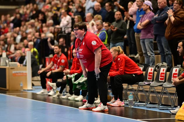 Handball I Women I Season 2025 2026 I 1 HBF I 10 Matchday I Buxtehuder SV HSG Bensheim Auerbach I 30 12 2025 Ilka Fickinger HSG Bensheim Auerbach Buxtehude Halle Nord Niedersachsen Germany Copyright: xLobeca FelixxSchlikisx