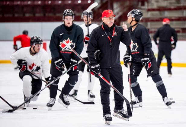 Ice Hockey, Junior World Championship, National Team Canada, Training