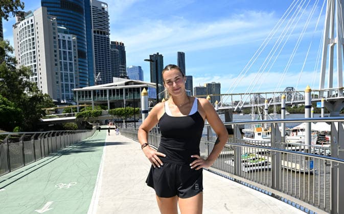 Tennis, Aryna Sabalenka in Brisbane
