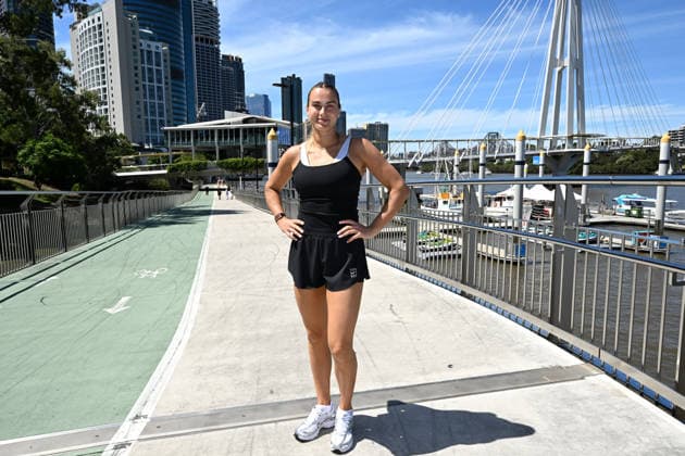TENNIS ARYNA SABALENKA BRISBANE RIVER CRUISE, World No.1 tennis player Aryna Sabalenka cs seen beside the Brisbane River ahead of the Brisbane International at City Botanic Gardens River Hub in Brisbane, Queensland, Thursday, January 1, 2026. ( NO ARCHIVING Brisbane Queensland Australia  Copyright: xDarrenxEnglandx 20260101127373782774