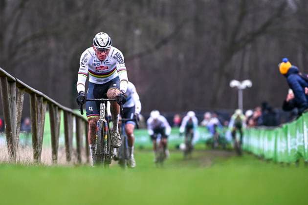 X2O Badkamers Trofee 2025-2026 Baal BAAL, BELGIUM - JANUARY 01 : Van Der Poel Mathieu (NED) of Alpecin-Deceuninck in action during the 6th leg of the GP Sven Nys X2O Badkamers Trofee 2025-2026 a cyclocross race for Men Elite on January 1, 2026 in Baal, Belgium, 01 01 2026 ( Baal Belgium  Copyright: xGvgx