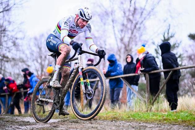 X2O Badkamers Trofee 2025-2026 Baal BAAL, BELGIUM - JANUARY 01 : Van Der Poel Mathieu (NED) of Alpecin-Deceuninck in action during the 6th leg of the GP Sven Nys X2O Badkamers Trofee 2025-2026 a cyclocross race for Men Elite on January 1, 2026 in Baal, Belgium, 01 01 2026 ( Baal Belgium  Copyright: xGvgx