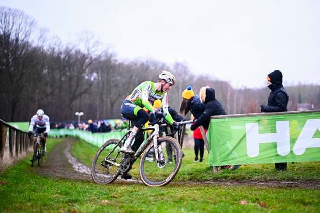 X2O Badkamers Trofee 2025-2026 Baal BAAL, BELGIUM - JANUARY 01 : Verstrynge Emiel (BEL) of Crelan - Corendon in action during the 6th leg of the GP Sven Nys X2O Badkamers Trofee 2025-2026 a cyclocross race for Men Elite on January 1, 2026 in Baal, Belgium, 01 01 2026 ( Baal Belgium  Copyright: xGvgx