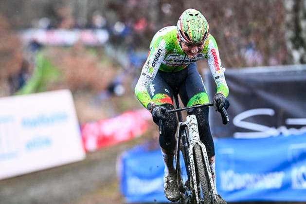 X2O Badkamers Trofee 2025-2026 Baal BAAL, BELGIUM - JANUARY 01 : Verstrynge Emiel (BEL) of Crelan - Corendon in action during the 6th leg of the GP Sven Nys X2O Badkamers Trofee 2025-2026 a cyclocross race for Men Elite on January 1, 2026 in Baal, Belgium, 01 01 2026 ( Baal Belgium  Copyright: xGvgx