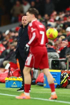 Liverpool manager Arne Slot and Florian Wirtz Liverpool v Leeds United, Premier League, Football, Anfield, Liverpool, UK - 01 Jan 2026Liverpool Anfield United Kingdom EDITORIAL USE ONLY No use with unauthorised audio, video, data, fixture lists, club league logos or live services. Online in-match use limited to 120 images, no video emulation. No use in betting, games or single club league player publications.  Copyright: xPaulxCurrie Shutterstockx 16216359am