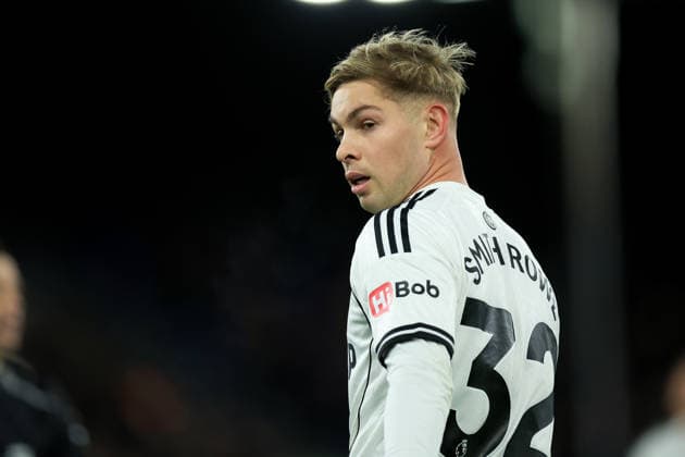 Crystal Palace v Fulham, Premier League Fulham midfielder Emile Smith Rowe (32) during the Premier League match between Crystal Palace and Fulham at Selhurst Park, London, UK on 1 January 2026. London Selhurst Park Greater London UK Editorial use only DataCo restrictions apply See www.football-dataco.com , Copyright: xSimonxRoex PSI-23503-0077