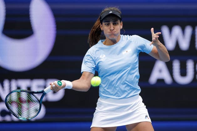 TENNIS UNITED CUP PERTH, Maria Lourdes Carle of Argentina in action during the United Cup 2026 day one doubles match between Argentina v Spain at RAC Arena in Perth, Friday, January 2, 2026. ( NO ARCHIVING, EDITORIAL USE ONLY PERTH WESTERN AUSTRALIA AUSTRALIA  Copyright: xRICHARDxWAINWRIGHTx 20260102113051679272