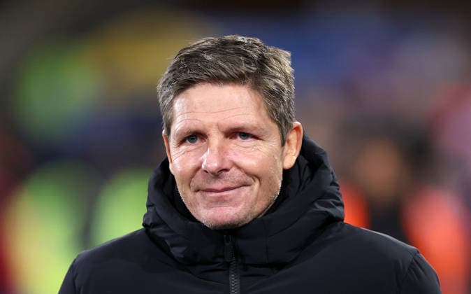 London, England, 1st January 2026. Oliver Glasner manager of Crystal Palace during the Crystal Palace vs Fulham Premier League match at Selhurst Park, London. Picture credit should read: David Klein Sportimage EDITORIAL USE ONLY. No use with unauthorised audio, video, data, fixture lists, club league logos or live services. Online in-match use limited to 120 images, no video emulation. No use in betting, games or single club league player publications. SPI_DK_027_Palace_Fulham SPI-4423-0027