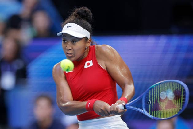 TENNIS UNITED CUP PERTH, Naomi Osaka of Japan in action against Maria Sakkari of Greece during the United Cup day one match between Greece and Japan at RAC Arena in Perth, Friday, January 2, 2026. ( NO ARCHIVING, EDITORIAL USE ONLY PERTH WESTERN AUSTRALIA AUSTRALIA  Copyright: xRICHARDxWAINWRIGHTx 20260102195772846700