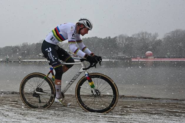 Exact Cross 2026 Mol MOL, BELGIUM - JANUARY 02 : Van Der Poel Mathieu (NED) of Alpecin-Deceuninck during the 5th leg of the Zilvermeercross Exact Cross 2026 a cyclocross race for Men Elite on January 2, 2026 in Mol, Belgium, 02 01 2026 ( Mol Belgium  Copyright: xBcex