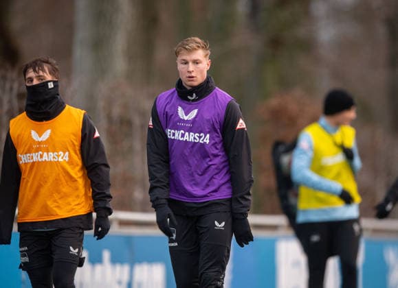 Soccer, Men, Season 2025 2026, 2 Bundesliga, Hertha BSC, Training, Julian Eitschberger Hertha BSC , 02 01 2026, Copyright: xSebastianxRäppold MatthiasxKochx