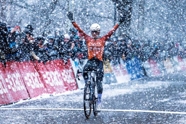 Cyclocross - Exact Cross Zilvermeercross Mol Ceylin del Carmen Alvarado (NED Fenix - Premier Tech) triumphs in icy conditions at the Zilvermeercross in Mol, part of de Exact Cross series Exact Cross Zilvermeercross Mol Women Elite - Mol Belgium Photo: Stijn Bastens CC Mol Belgium  Copyright: xContentxCurationx StijnxBastensx xCCx