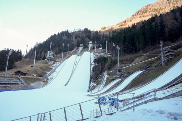 Olympics. Milan Cortina Lago, Italy 20260102. The Ski jumping, Skispringen, Ski, nordisch facility in Predazzo, Italy, part of the Milano-Cortina Games. Photo: Terje Pedersen NTB Lago Italy EDITORIAL USE ONLY. RESTRICTED USE FOR BETTING COMPANIES Ref:_SPO5Zsrw4JKJew.jpg  Copyright: xTerjexPedersenx xNTBx