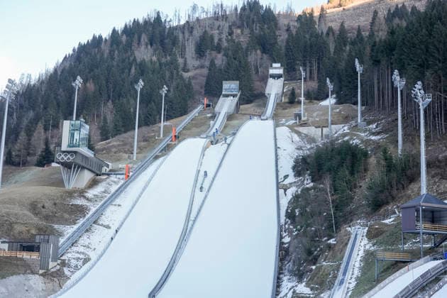Olympics. Milan Cortina Lago, Italy 20260102. The Ski jumping, Skispringen, Ski, nordisch facility in Predazzo, Italy, part of the Milano-Cortina Games. Photo: Terje Pedersen NTB Lago Italy EDITORIAL USE ONLY. RESTRICTED USE FOR BETTING COMPANIES Ref:_SPOcrmVOZIaky4.jpg  Copyright: xTerjexPedersenx xNTBx