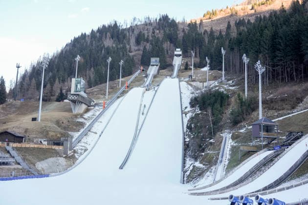 Olympics. Milan Cortina Lago, Italy 20260102. The Ski jumping, Skispringen, Ski, nordisch facility in Predazzo, Italy, part of the Milano-Cortina Games. Photo: Terje Pedersen NTB Lago Italy EDITORIAL USE ONLY. RESTRICTED USE FOR BETTING COMPANIES Ref:_SPOxvmuciuYQeg.jpg  Copyright: xTerjexPedersenx xNTBx