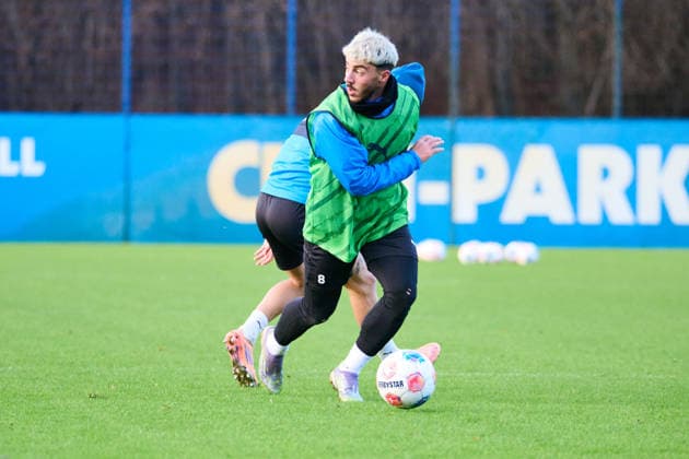 02 01 2026, Football, Men, 2 BL, Season 2025 2026, Training Holstein Kiel newcomer Umut Tohumcu Kiel, Projensdorf Projensdorf, Training ground Schleswig Holstein Germany