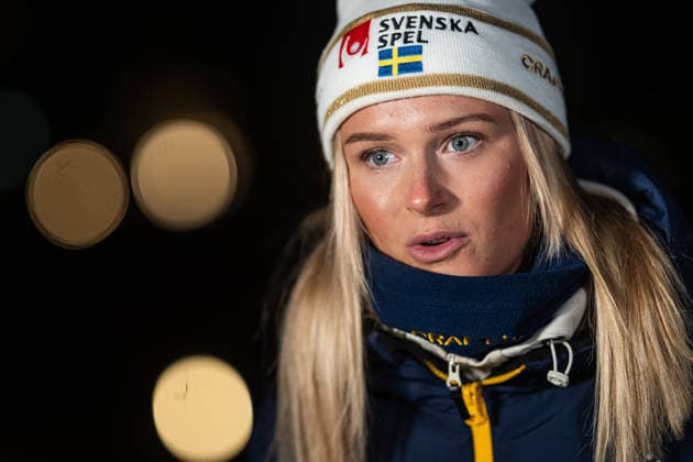 260102 Frida Karlsson of the Swedish national cross-country skiing team at a press meet during day 6 of Tour de Ski on January 2, 2026 in Cavalese. Photo: Maxim ThorÃ BILDBYRAN kod MT MT0939 skidor cross-country skiing langrenn tour de ski dam bbeng Sverige pressträff tour de ski 25 26 2025 2026 *** 260102 Frida Karlsson of the Swedish national cross country skiing team at a press meet during day 6 of Tour de Ski on January 2, 2026 in Cavalese Photo Maxim ThorÃ BILDBYRAN kod MT MT0939 skidor cross country skiing langrenn tour de ski dam bbeng Sverige pressträff tour de ski 25 26 2025 2026  Copyright: MAXIMxTHORE BB260102MT025