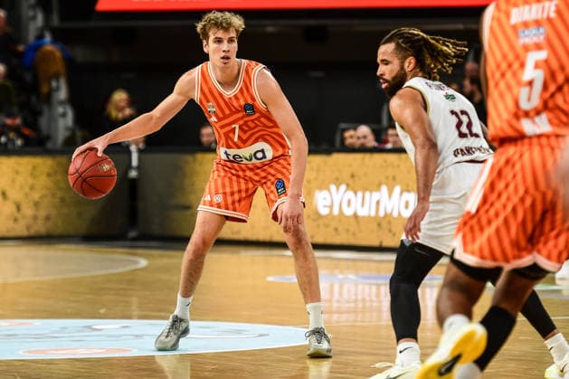 BKT Euro Cup Ratiopharm Ulm v Lietkabelis Panevezys, Ratiopharm Arena Ulm, 02 01 2026 Tobias Jensen Ratiopharm Ulm, 7 Ulm 02 01 2026 12 Matchday BKT EuroCup, Ratiopharm Ulm v Lietkabelis Panevezys, Ratiopharm Arena Ulm Copyright: xBEAUTIFULxSPORTS Märklx