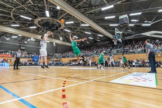 VfL Sparkassenstars Bochum EPG Baskets Koblenz FOR EDITORIAL PURPOSES ONLY p Niklas Geske Bochum scores a basket Basketball 2 Bundesliga ProA 16 Matchday VfL Sparkassenstars Bochum EPG Baskets Koblenz on 02 01 2025 in Bochum Bochum Copyright JonasxRichter Copyright: JonasxRichter doc83yo1g2dpi01kdtk9hi6 ,EDITORIAL USE ONLY Copyright: JonasxRichter