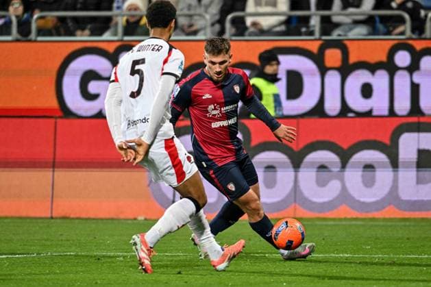 CALCIO - Serie A - Cagliari Calcio vs AC Milan Semih Kilicsoy of Cagliari Calcio during Cagliari Calcio vs AC Milan, Italian soccer Serie A match in Cagliari, Italy, January 02 2026 Cagliari Italy  Copyright: xIPAxSport ABACAx