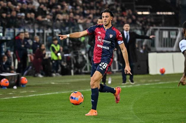 CALCIO - Serie A - Cagliari Calcio vs AC Milan Gabriele Zappa of Cagliari Calcio during Cagliari Calcio vs AC Milan, Italian soccer Serie A match in Cagliari, Italy, January 02 2026 Cagliari Italy  Copyright: xIPAxSport ABACAx