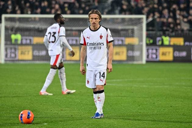 CALCIO - Serie A - Cagliari Calcio vs AC Milan Luka Modric of AC Milan during Cagliari Calcio vs AC Milan, Italian soccer Serie A match in Cagliari, Italy, January 02 2026 Cagliari Italy  Copyright: xIPAxSport ABACAx