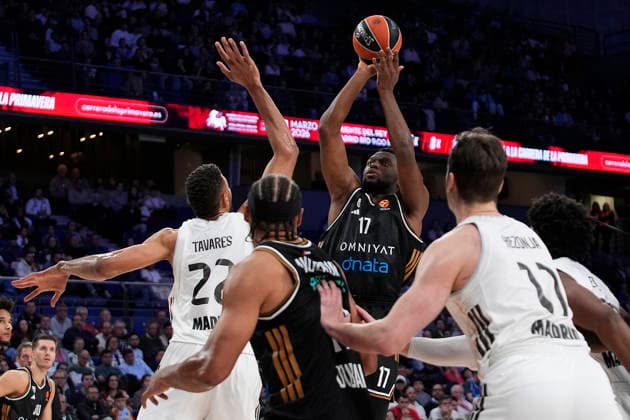 REAL MADRID v DUBAI BASKETBALL. EUROLEAGUE 2025 2026. REGULAR SEASON. ROUND 19. Dubai Basketball s Mfiondu Kabengele during Euroleague Regular Season Round 19 match. January 2, 2026. (ALTERPHOTOS Acero) MadridSpain  Copyright: xAcerox