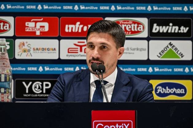 CALCIO - Serie A - Cagliari Calcio vs AC Milan Fabio Pisacane Head Coach of Cagliari Calcio, press conference, PK, Pressekonferenz Conferenza Stampa during Cagliari Calcio vs AC Milan, Italian soccer Serie A match in Cagliari, Italy, January 02 2026 Cagliari Italy  Copyright: xIPAxSport ABACAx