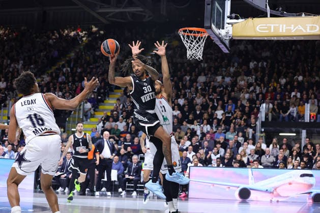 30 Matt MORGAN Virtus Match BASKETBALL - EUROLEAGUE Virtus Bologna vs EA7 Emporio Armani Milano 02-01-2026 31 Shavon Shields EA7 Emporio Armani Milano Match BASKETBALL - EUROLEAGUE Virtus Bologna vs EA7 Emporio Armani Milano 02-01-2026 16 Zach LeDay EA7 Emporio Armani Milano Match BASKETBALL - EUROLEAGUE Virtus Bologna vs EA7 Emporio Armani Milano 02-01-2026 during Virtus Bologna vs Olimpia Milano, Basketball Euroleague match in Bologna, Italy, January 02 2026  Copyright: xValentinoxOrsini IPAxSportx xipa-agency.netx xx IPA_69633260 IPA_Agency_IPA69633260