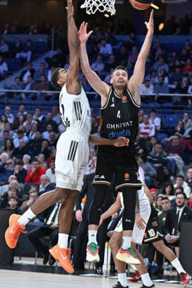 January 2, 2026, Madrid, Spain: Aleksa Avramovic of Dubai Basketball during the Turkish Airlines EuroLeague game between Real Madrid and Dubai Basketball at the Movistar Arena Real Madrid victory 107-93 Madrid Spain - ZUMAs197 20260102_aaa_s197_106 Copyright: xAtilanoxGarciax