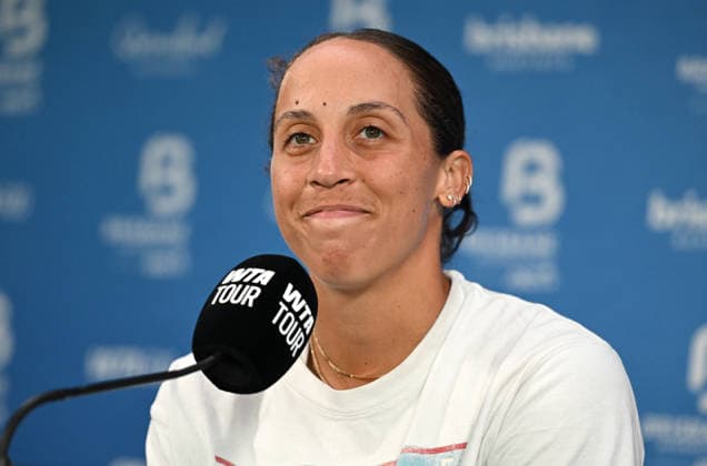 TENNIS BRISBANE INTERNATIONAL PREVIEW, Madison Keys of the USA during a press conference, PK, Pressekonferenz ahead of the Brisbane International at the Queensland Tennis Centre in Brisbane, Saturday, January 3, 2026. ( NO ARCHIVING, EDITORIAL USE ONLY Brisbane Queensland Australia  Copyright: xDAVExHUNTx 20260103154369244008
