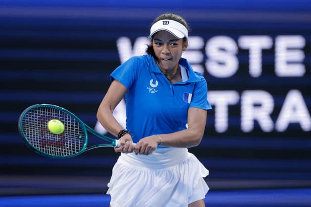 TENNIS UNITED CUP PERTH, Tiantsoa Rakotomanga Rajaonah of France during the United Cup day two doubles match between Switzerland and France at RAC Arena in Perth, Saturday, January 3, 2026. ( NO ARCHIVING, EDITORIAL USE ONLY PERTH WESTERN AUSTRALIA AUSTRALIA  Copyright: xRICHARDxWAINWRIGHTx 20260103117262017202