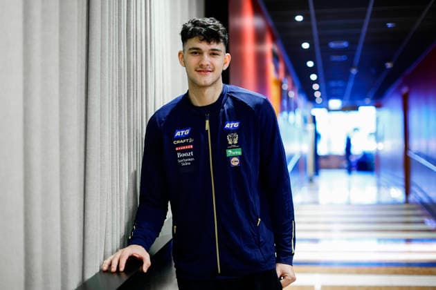 GOTHENBURG, SWEDEN 20260103 National team player Nikola Roganovic during Saturdays press conference at Scandic Europa in Gothenburg with the Swedish national handball team ahead of the European Championship 2026 GOTHENBURG, SWEDEN x9200x  Copyright: xAdamxIhse TTx PRESSTRÄFF HANDBOLLSHERRARNA INFÖR EM