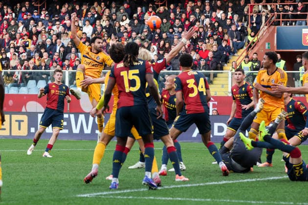 Serie A, Day 18, Stadio Ferraris, Genova, Genoa - Pisa, in the photo: goal Leris (Pisa)  Copyright: xGabrielexSiri IPAxSportx xipa-agency.netx xx IPA_69643670 IPA_Agency_IPA69643670